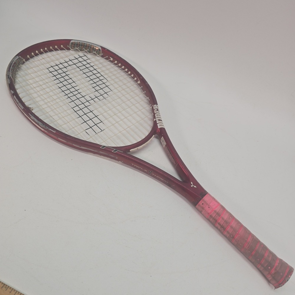 Prince Tennis Racquet Triple Threat TT Hornet OS Tungsten B975 Power Level 4 1/2